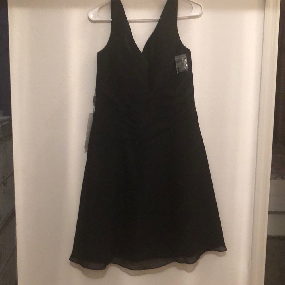 NWT Black Dress with Beads Size 12